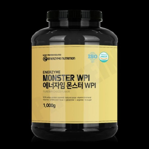 에너자임 몬스터WPI 분리유청단백질 1000g 초코맛 헬스보충제프로틴